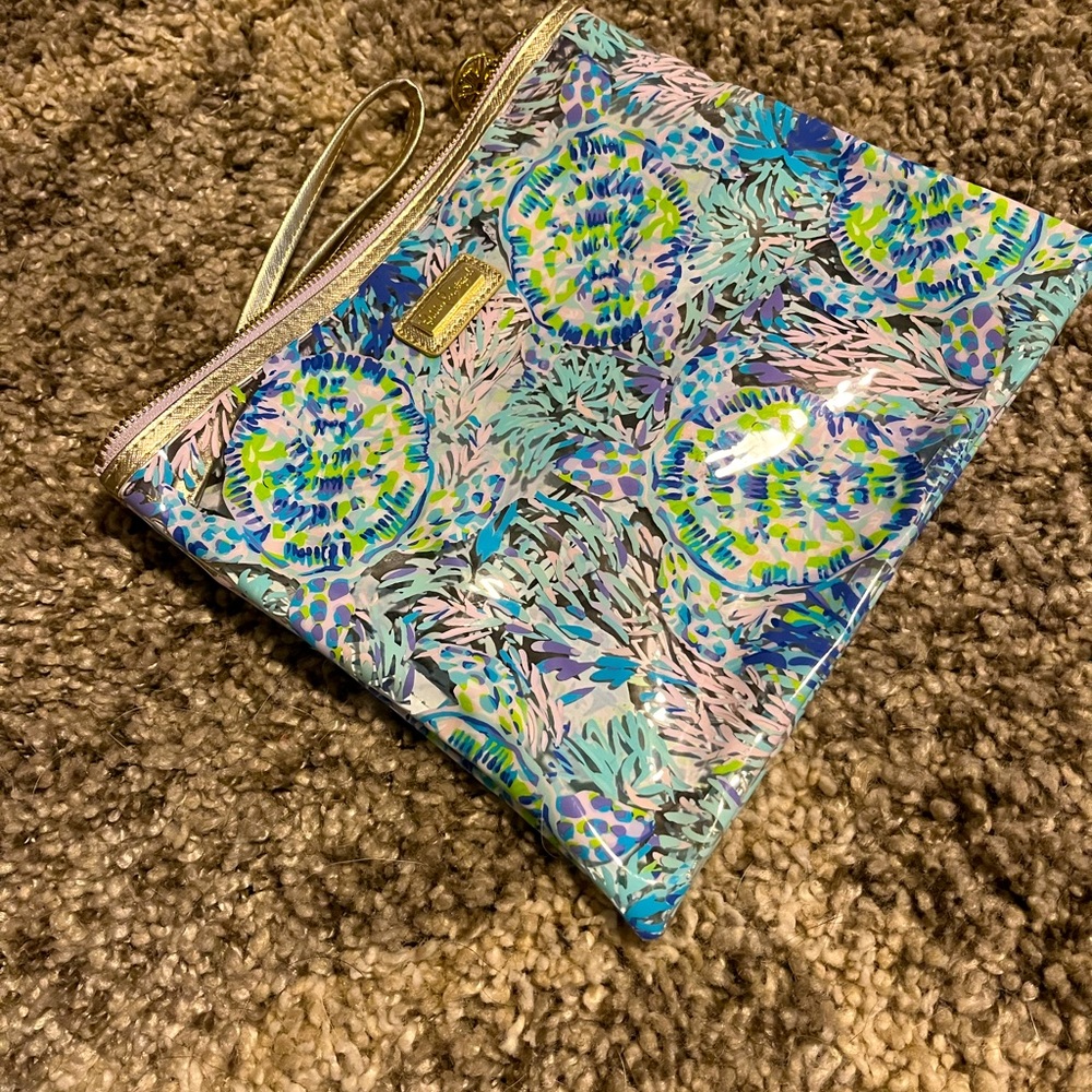 Lilly Pulitzer Beach Travel Pouch Excellent Condition!!!